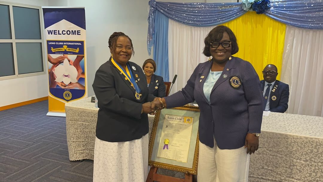 Rentrée solennelle au Lions Club Cotonou Orchidée : Ida Olga Sankaré lance le mandat sous le signe de la continuité et du service
